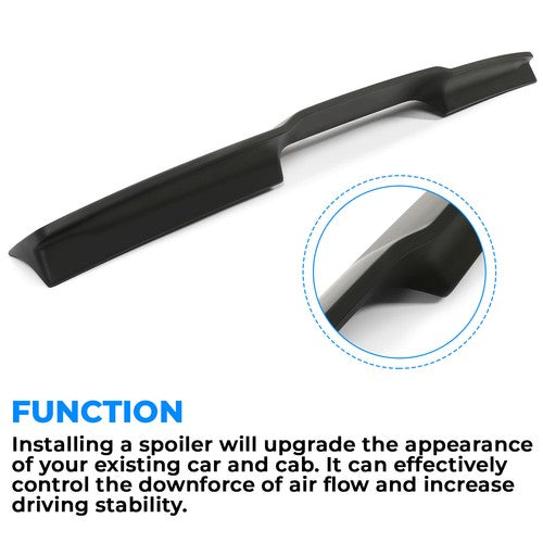Painted Black Trunk Roof Spoiler Lip Wing for Ford F-150 F150 Gen 2 Raptor 15-20