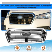DURAFORCE 91121XC01A Front Bumper Grille Chrome for 2019-2022 Subaru Ascent