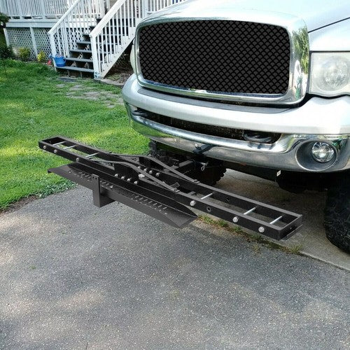 DURAFORCE 500LBS Hitch-Mount Motorcycle Carrier Hitch Mount Dirt Bike Hauler Rack For SUV
