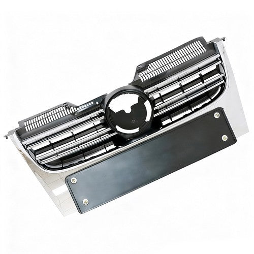 DURAFORCE Front Upper Chrome Grille for 2005-2010 for VW for Volkswagen Jetta MK5 Sedan