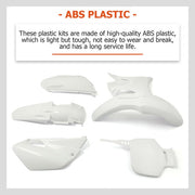 DURAFORCE Complete Plastics Kit White Fender Body Cover Fairing For Yamaha YZ85 2002-2014