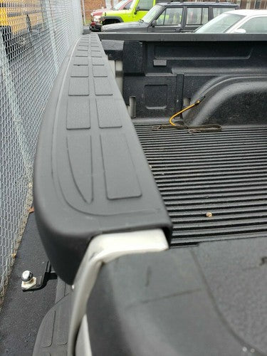 Tailgate Spoiler Cap Molding Top Protector for 1999-2007 Silverado Sierra Black