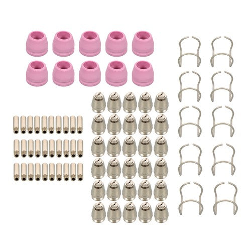 DURAFORCE Plasma Cutter Torch Consumables KIT TIPS CUT50 60Amp 80pcs SG-55 AG-60 WSD-60