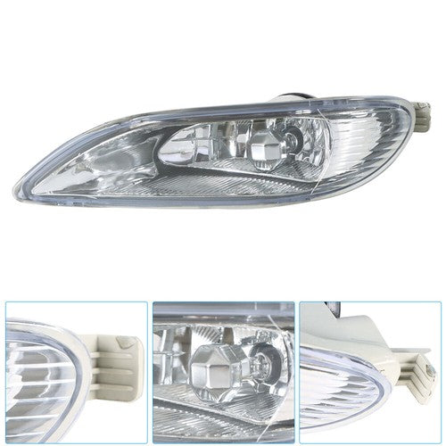 DURAFORCE Red Tail Light Right+Pair Fog Lights Chrome Housing For Toyota Camry 2002-2004