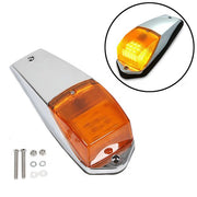 DURAFORCE 5 Cab Roof Marker Lights For Freightliner heavy duty Truck 31 LED Amber Chrome