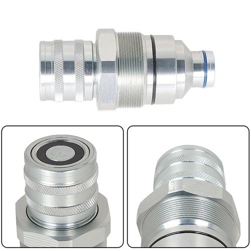 DURAFORCE Female Flat Face Coupler Compatible 7246802 For Bobcat 863 S175 S650 T250 US