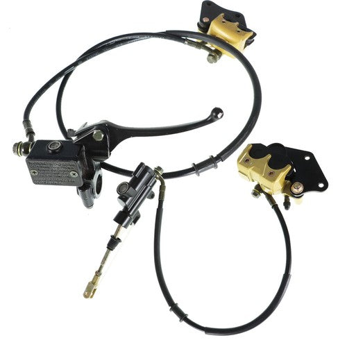DURAFORCE Front Rear Hydraulic Brake Caliper For 50cc 110cc 125cc Classic Pit Dirt Bike