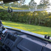 DURAFORCE Front Clear Flip Windshield For CFMOTO UForce 1000 2019-2021 2-IN-1