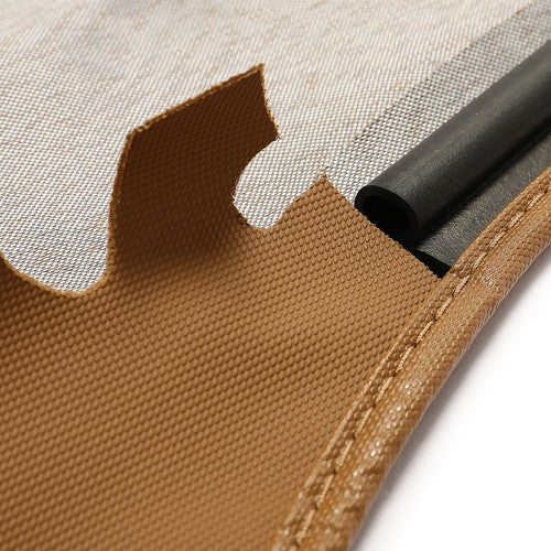 DURAFORCE For Ford Mustang 1994-2004 Convertible Tan Soft Top Plastic Window Sailcloth
