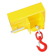 DURAFORCE Forklift Lifting Hook Attachment Mobile Forklift Crane with Swivel Hook 2200lbs