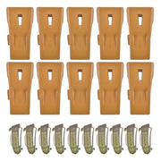DURAFORCE X290 Sharp Bucket Teeth/Tooth with K290S Flexpins Fit for Mini Excavator 10Pcs