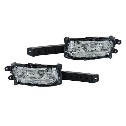 DURAFORCE Left+Right LED DRL Lamp Clear For RX350 RX450h Lexus 2020 2021 2022 Fog Light