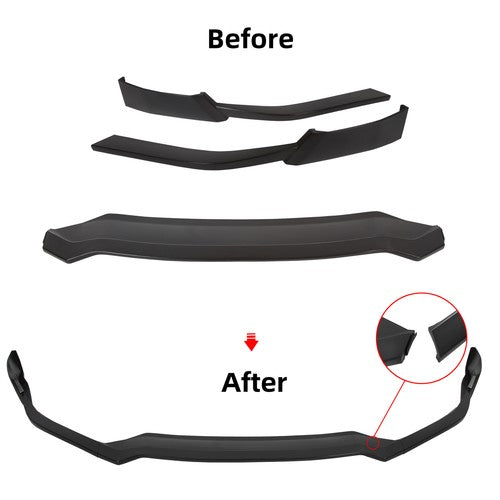 Front Bumper Lip Spoiler Splitter For Nissan Maxima Sedan 4 Door 2016 2017 2018