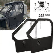 DURAFORCE Left &Right Soft Doors Cab Enclosures For Honda Pioneer 500 2015-2024 Black