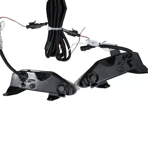 DURAFORCE 4PCS LED Double Color Fog Lights Turn Signal for 2014-2020 for Infiniti Q50