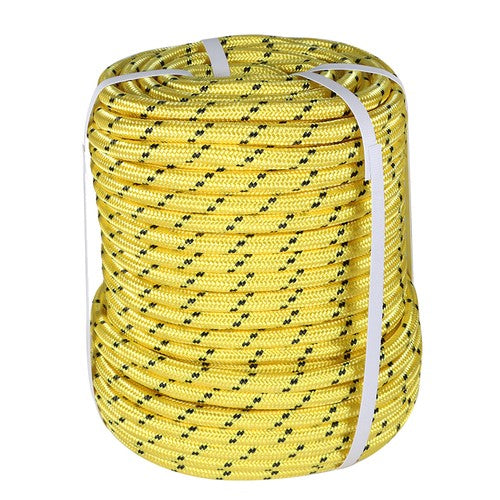 DURAFORCE Heavy Duty Double Braid Polyester Rope Sling 6180Lbs Tensile STRENGTH 1/2"x150"