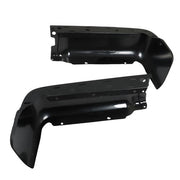 DURAFORCE Rear Bumper Ends For Ford F150 2009-2014 Primered Steel Set Black Pair LH RH