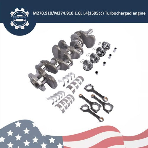 DURAFORCE Engine Overhaul Rebuild Kit - Crankshaft Fits for Mercedes-Benz A180 A200 W176