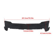 DURAFORCE Split Black Front Bumper W/o Sensor Holes For Chevrolet Silverado 1500 2019-2022
