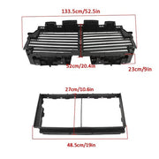 DURAFORCE Radiator Grille Air Shutter Upper+Lower W/O Motor JL3Z8475B For Ford F150 18-20