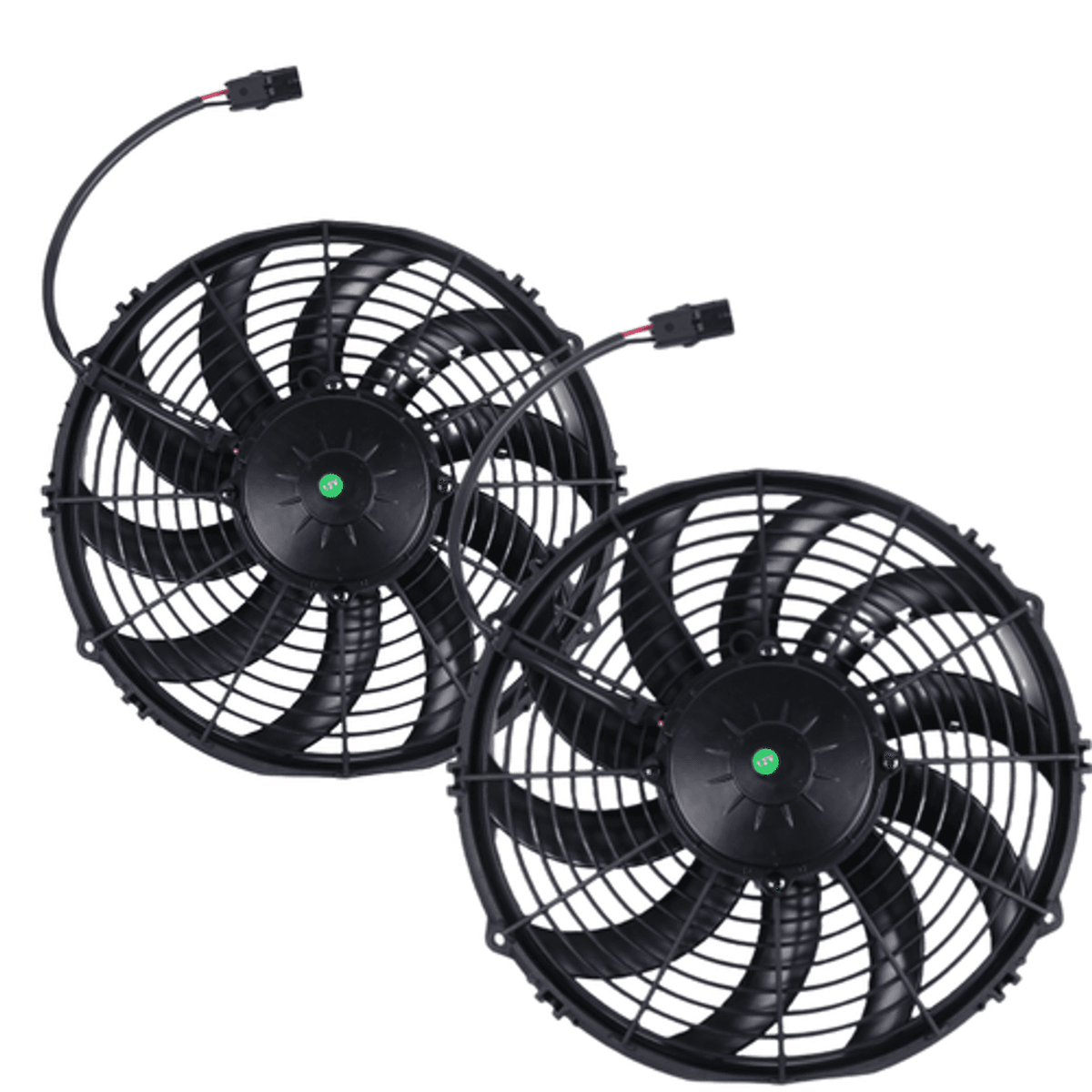 2X Condenser Fan 12V 78-1560 781560 for Thermo King Tripac and Evoluti ...