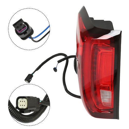 DURAFORCE Driver/Left Side Red Lens Tail Light LED For GMC Sierra 2019 2020 2021 2022