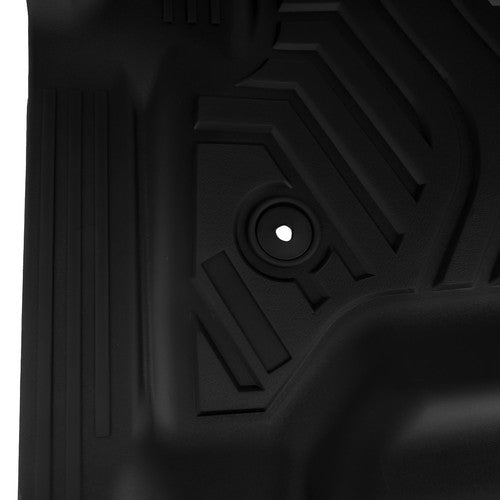 DURAFORCE Car Floor Mats Liner for Chevy Silverado Sierra Crew Cab 14-19 Front & 2nd Row