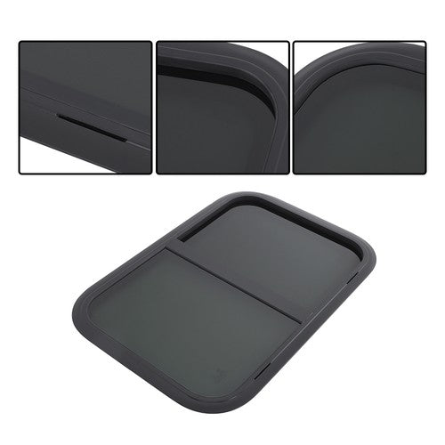 DURAFORCE New RV Horizontal Slide Window 30" W x 20" H Universal (w/ Trim Ring）)Trailer