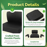 DURAFORCE Seat Cushion Set Back Bottom For John Deere 350 350B 350C 450 450B 450C 550