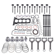 DURAFORCE Engine Rebuild & Connecting Rod & Piston Kit for Hyundai Veloster Kia Rio Soul