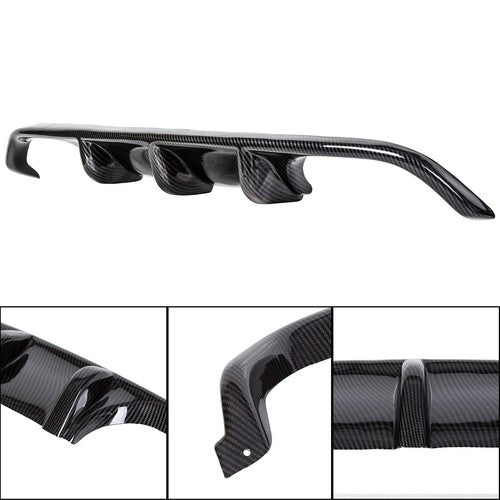 Carbon Fiber Style Rear Bumper Diffuser Valance for BMW F80 M3 F82 M4 15-18