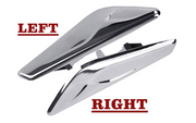 DURAFORCE 2x Front Fender Right + Left Side Chrome Finisher for BMW X3 F25 X4 F26 13-16 17