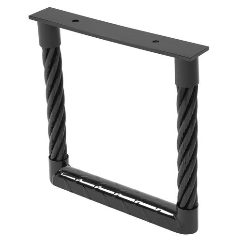 DURAFORCE Powder Coated 12" x 12" Truck Step Perforated Wire Cable Type Side Step