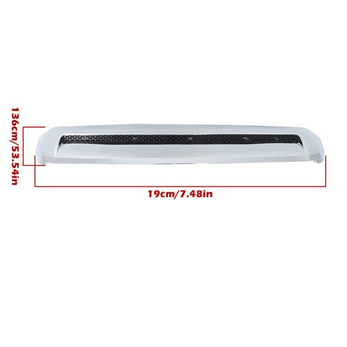 DURAFORCE For Toyota Tundra 2014-2021 Chrome Front Upper Hood Bulge Grille Trim Molding