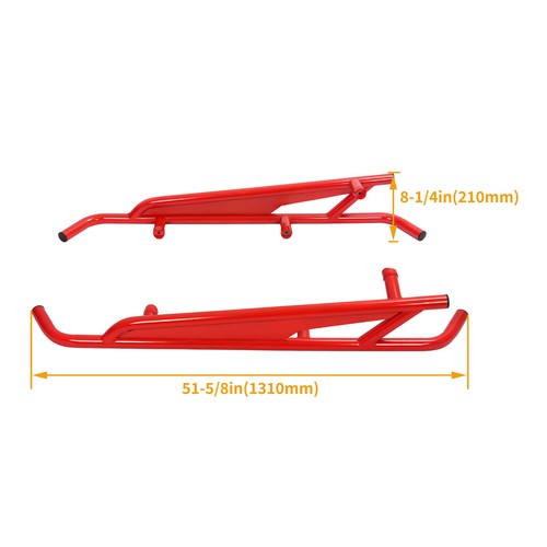 Side Nerf Bars Rock Slider 2 Seater Tree Kicker For Can Am Maverick X3 2017 2024