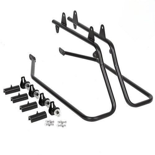 DURAFORCE Saddlebags Saddle Bag Conversion Brackets w/ Hardware For Harley Softail 84-17