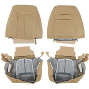 DURAFORCE Fit For Ford F150 Lariat 2009-2014 Front Driver Passenger Perforated Seat Cover