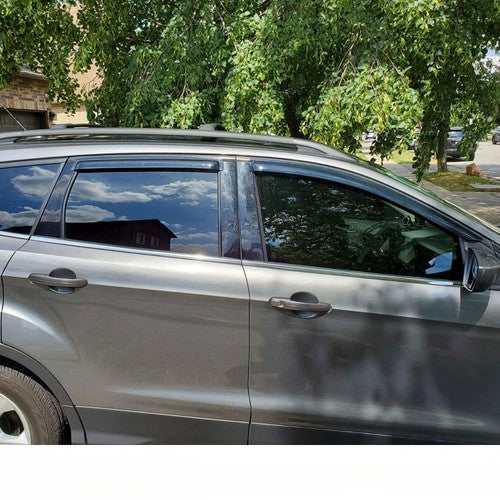 DURAFORCE Out-Channel Window Sun Vent Visor Rain Guard Deflector for Ford Escape 2013-2019