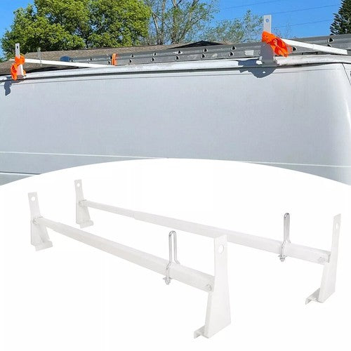 DURAFORCE 41"-77" Universal Ladder Roof Racks 2 Bars For Express GMC Savana Ford E-Series
