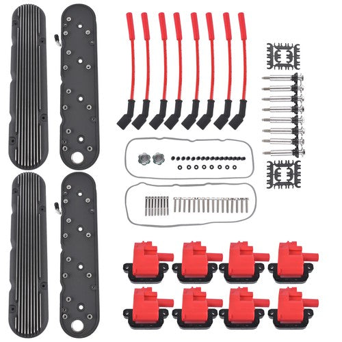 DURAFORCE Engine Valve Covers For Chevy GM LS Engines LS1 LS2 LS3 LS6 LS7 5.3 5.7 6.0 6.2L