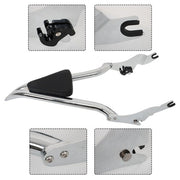 DURAFORCE For CVO Touring Road King Glide Street Chrome 22'' Backrest Sissy Bar New