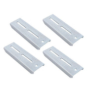 DURAFORCE (4) 8" Galvanized Swivel Top Bunk Bracket Kit with Hardware for Boat Trailer 2×3