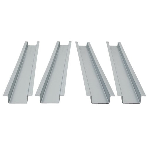 For Ford F Series Bed Floor Support Crossmember Rails Set of 4