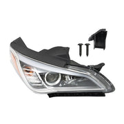 DURAFORCE For Hyundai Sonata 2015-2017 Headlight Right Side Single Halogen RH Clear Lens