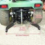 DURAFORCE For John Deere 316 318 322 330 332 420 430 3 Point Rear Hitch Kit CAT 1