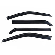 DURAFORCE Tape-On Window Visor Guards Sun Rain Shade Smoke For Ford Explorer 2011-2019