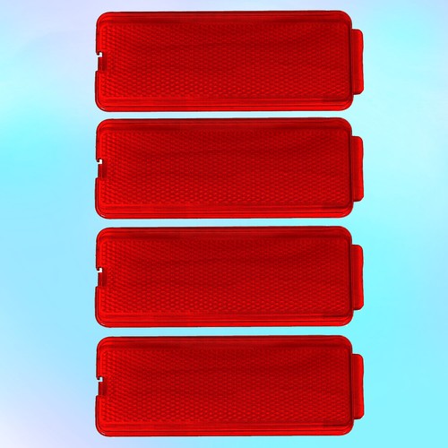 DURAFORCE Front Rear Door Red Reflector Panel for Ford F250 F350 Super Duty 1999 2007