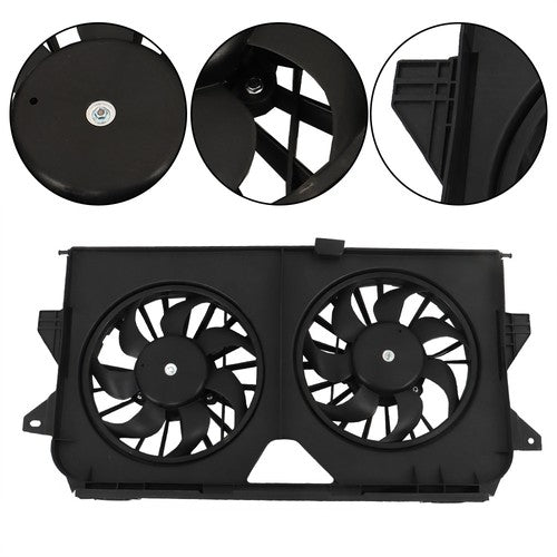 DURAFORCE Fit For Dodge Caravan 2005 2006-2007 4677695AA Radiator Cooling Dual Fan 620042