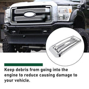 DURAFORCE Front Mesh Chrome Grille Grill Covers For 2011-2016 Ford F250 F350 Super Duty