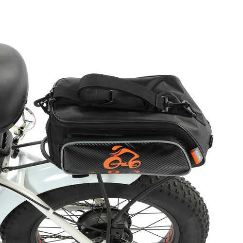 ECOTRIC Cycling Bicycle Rear Rack Bag Waterproof Bike Trunk Pannier Saddle Bag